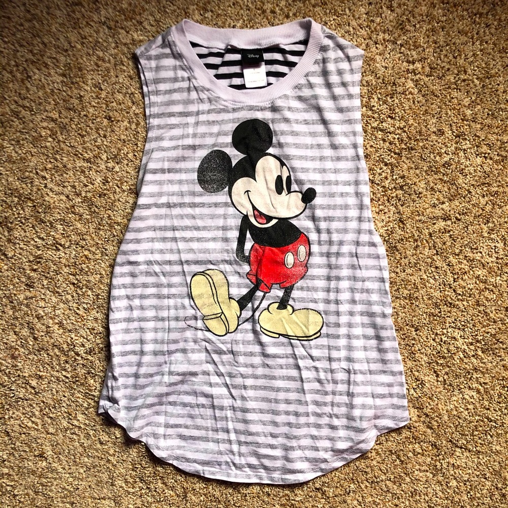 Medium Disney Mickey Mouse Tank Top: Slightly Worn